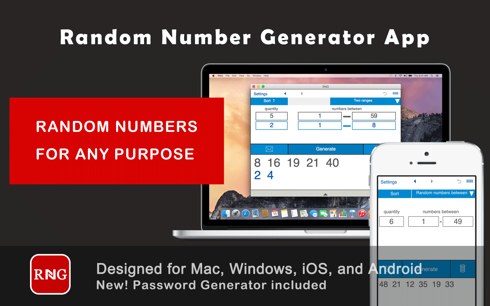 Generate 6 Random Numbers From 1 To 49